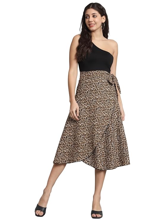 BF Body Figure Women's Midi Textured Print Wrap Around Maxi Skirt | Women Wear Midi Skirt…
