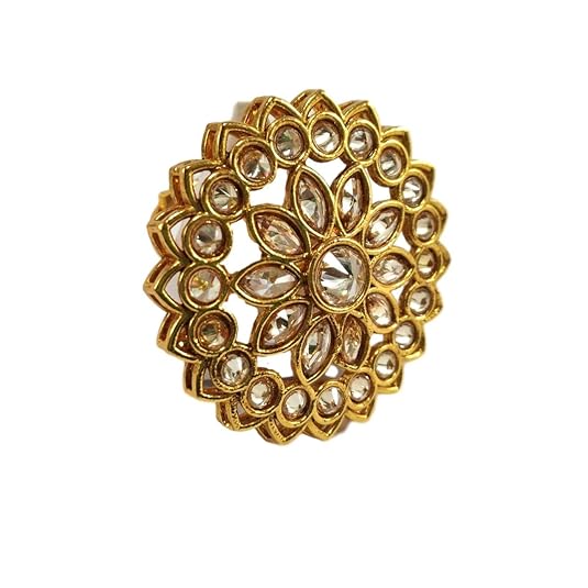 Darshini Designs Kundan Ring For Women Stylish | Luxury Looks Kundan Ring For Women and Girls.