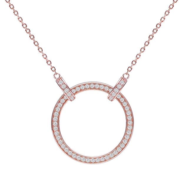 GIVA 925 Sterling Silver Rose Gold Anushka Sharma Forever Valentine Pendant with chain | Necklace to Gift Women & Girls | With Certificate of Authenticity and 925 Stamp | 6 Months Warranty*